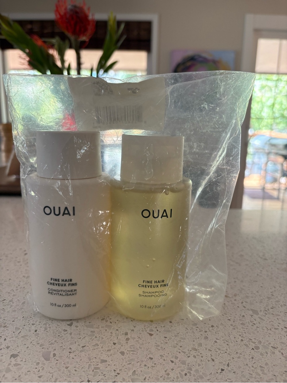 OUAI Fine Hair Shampoo & Conditioner Set -